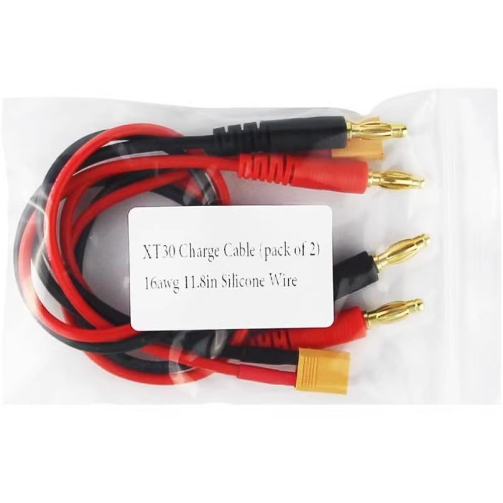 Drone Battery Adapter - Кабель питания XT30 (гнездо) на 4-мм