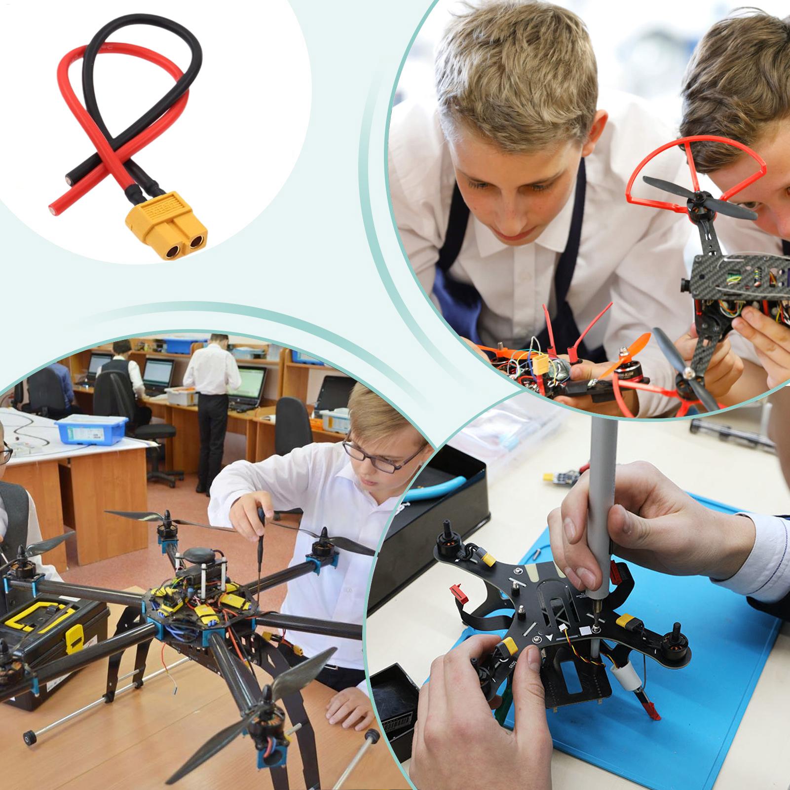 XT60 Мужской/Женский удлинител – обзор и цена Drone Battery Adapter