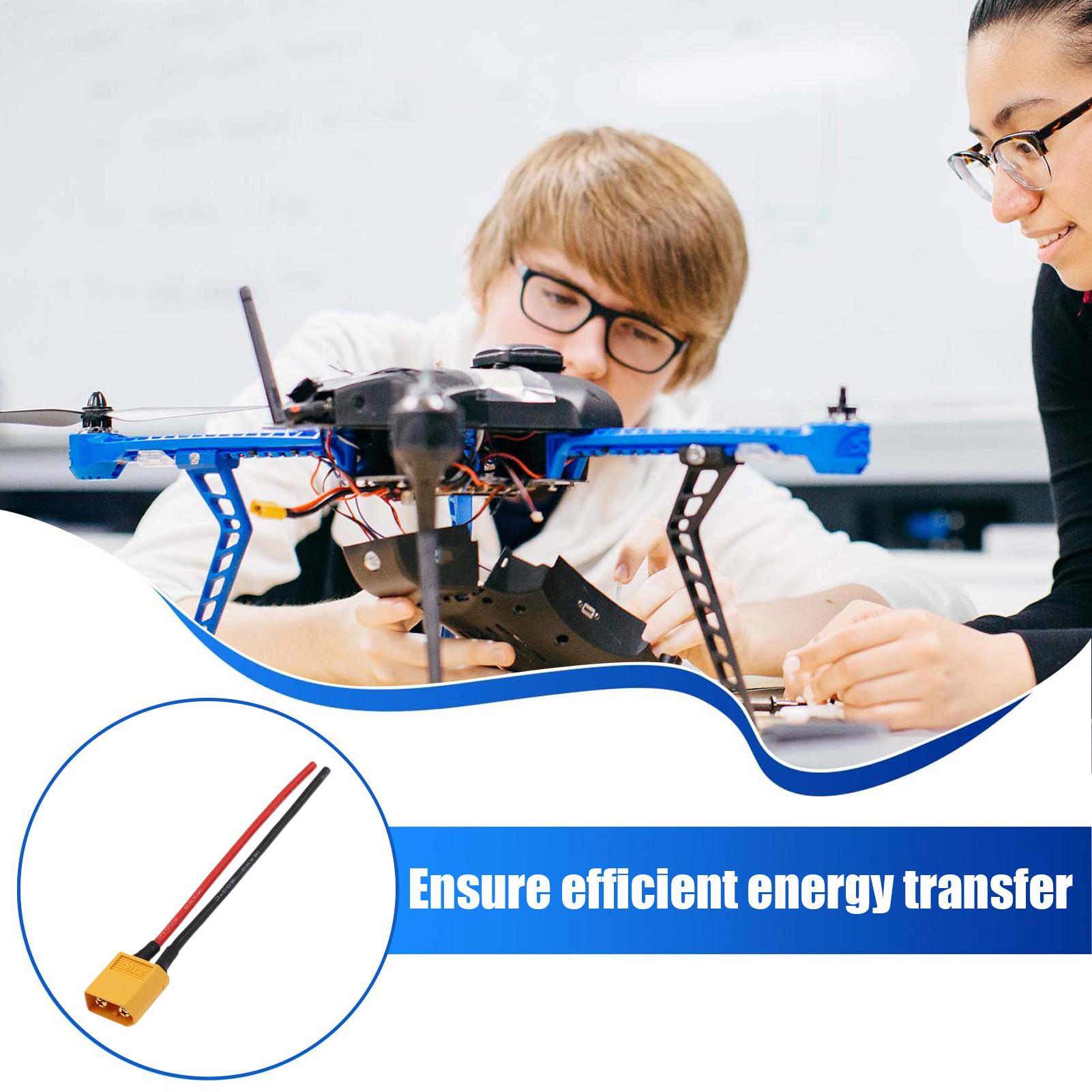 XT60 Мужской/Женский удлинител – обзор и цена Drone Battery Adapter