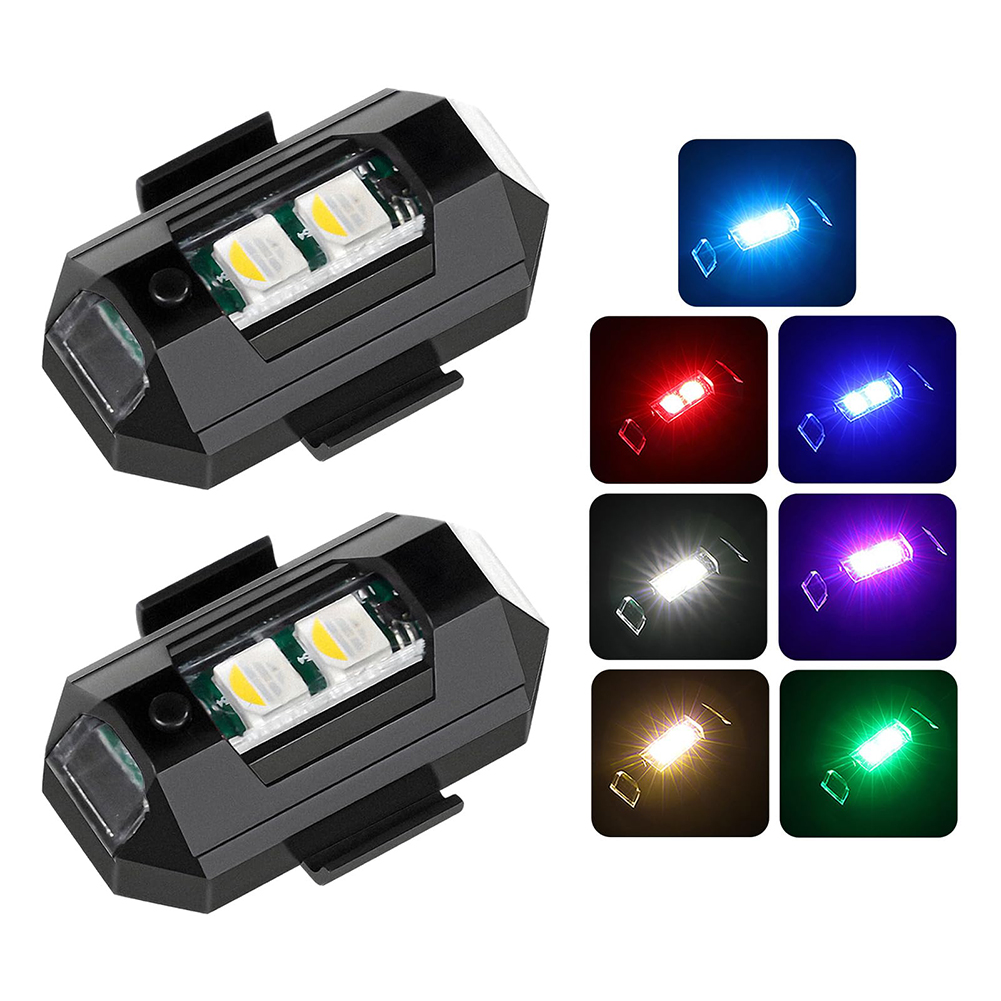 2 шт. мини светодиодные стробо – обзор и цена Drone Strobe Light