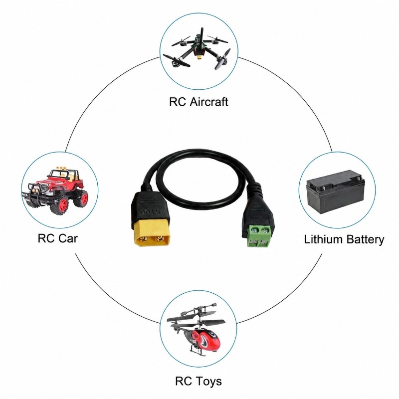 Кабель-адаптер XT60 (штекер-гн – обзор и цена Drone Battery Adapter
